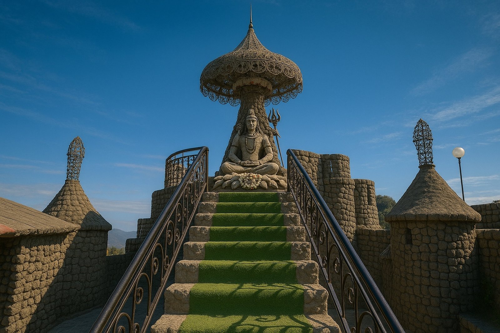 Stoned Kumbh Shiv Temple – A Mystical Shrine Built from Dreams